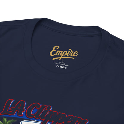 LA Clippers Cartoon Roster Tee — "The Knuckleheads" Team Graphic T-Shirt