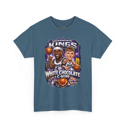 Sacramento Kings 'White Chocolate & C-Webb' Basketball Tee