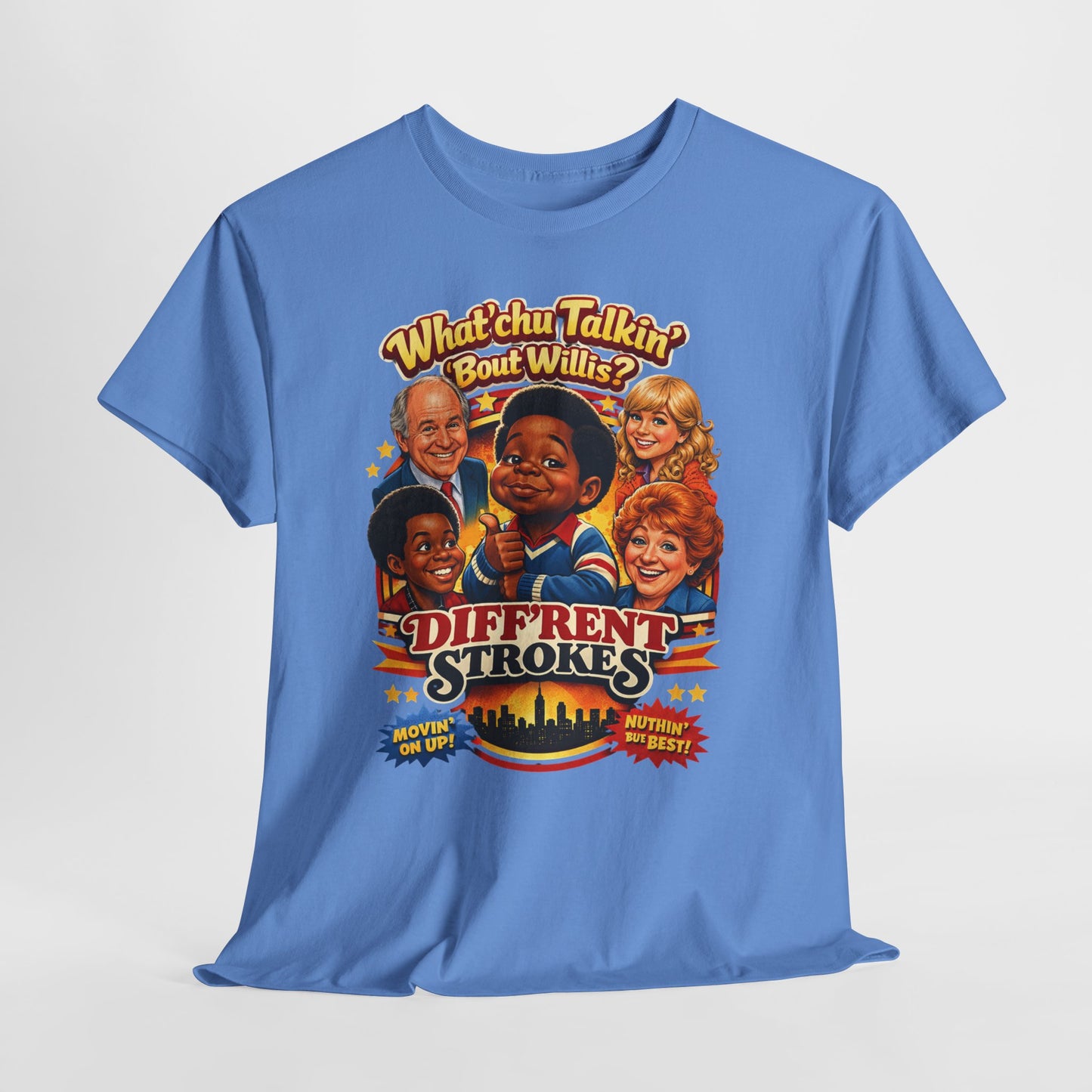 Different Strokes Retro TV Tee — "Whatchu Talkin' 'Bout Willis?" Vintage Sitcom T-Shirt