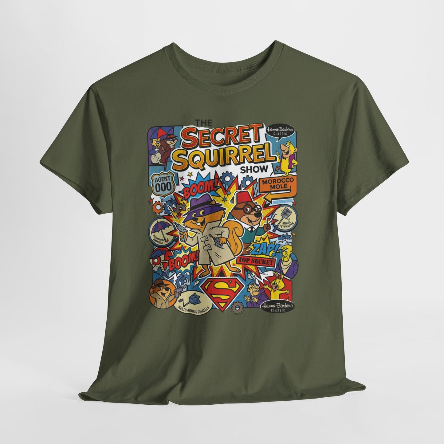 "The Secret Squirrel Show" Vintage Comic Cartoon T-Shirt