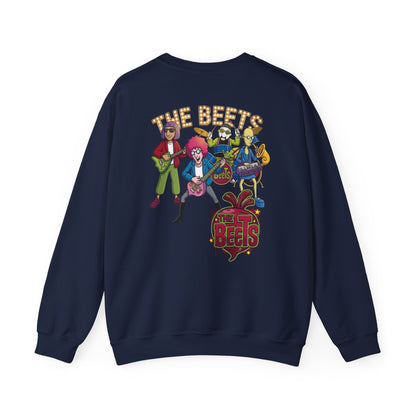 Crewneck Sweatshirt — The Beets Band Graphic (Back & Chest Logo)