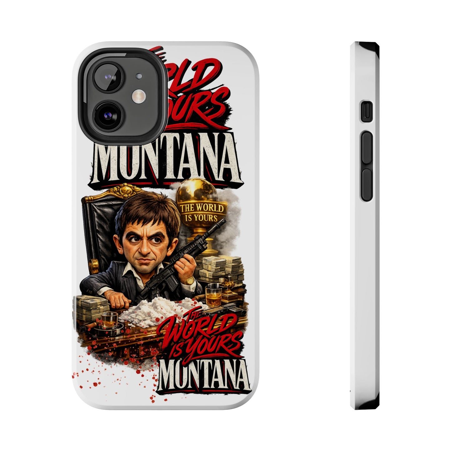 Tony Montana "The World Is Yours" Vintage Caricature Tough Phone Case