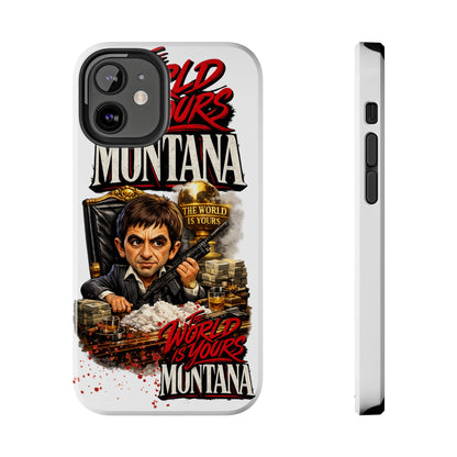 Tony Montana "The World Is Yours" Vintage Caricature Tough Phone Case
