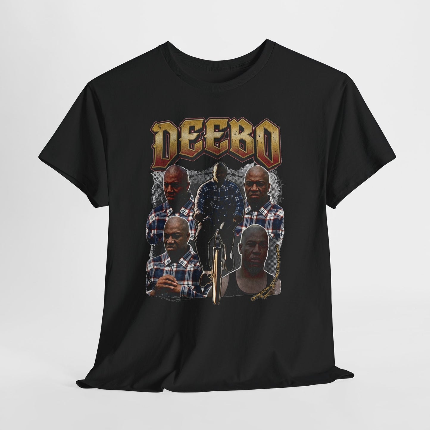 Deebo Graphic Tee — Vintage Style Movie Character Collage
