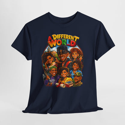 A Different World Cast Graphic Tee — Nostalgic 90s TV Shirt
