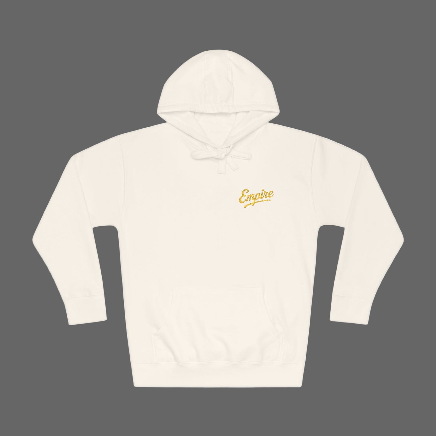 EMPIRE Unisex Fleece Hoodie with Embroidered Design