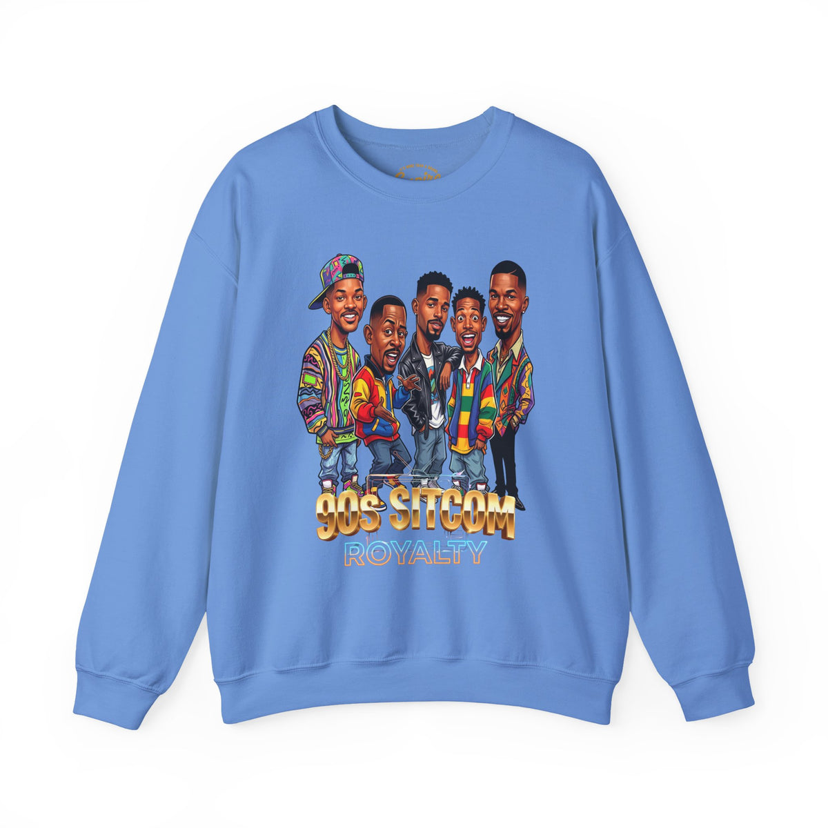 90s Sitcom Crewneck Sweatshirt - '90s Sitcom Royalty' Graphic Sweatshirt