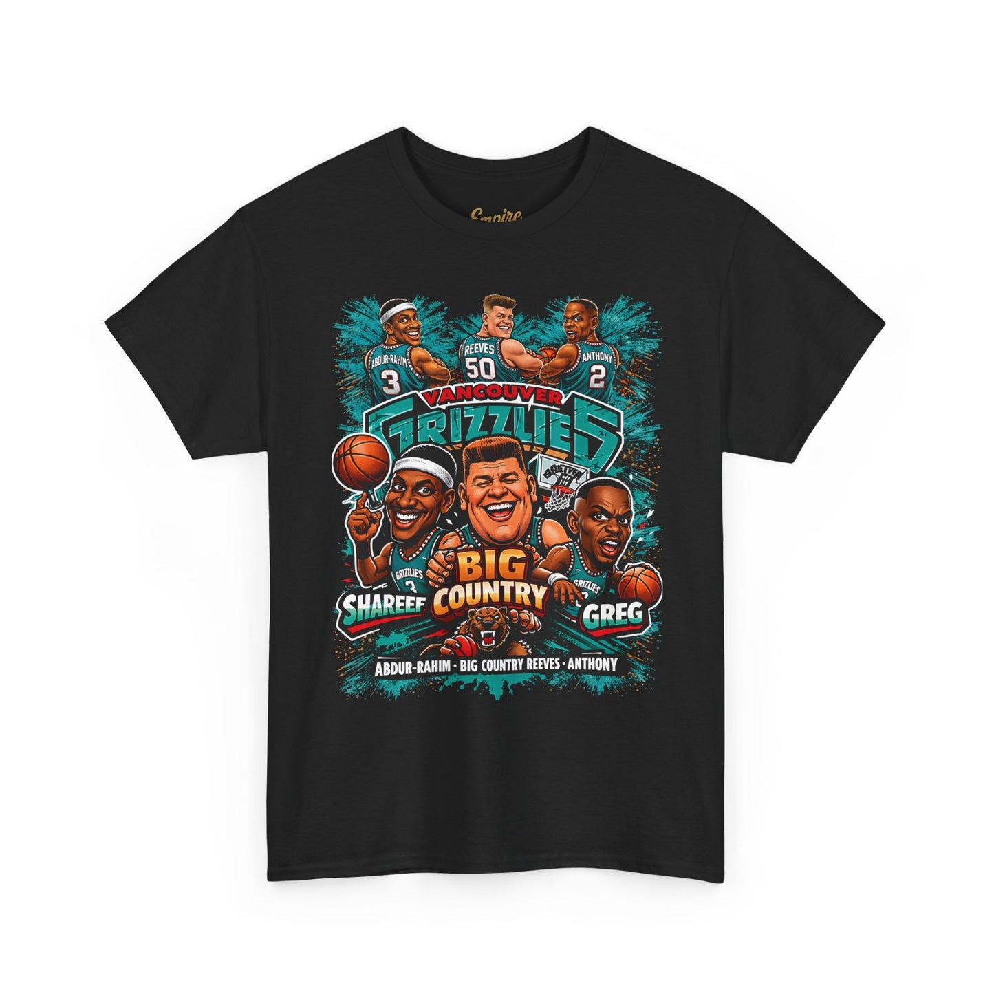 Grizzlies Big Country Basketball Tee