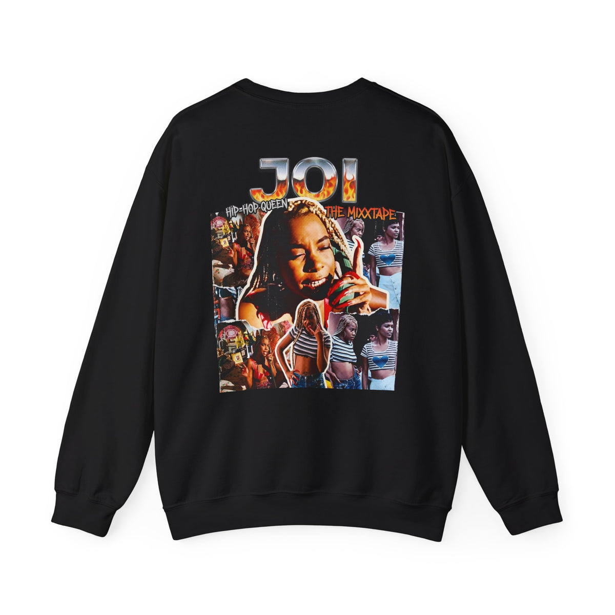 Joi Collage Crewneck Sweatshirt – Retro Concert Photo Graphic