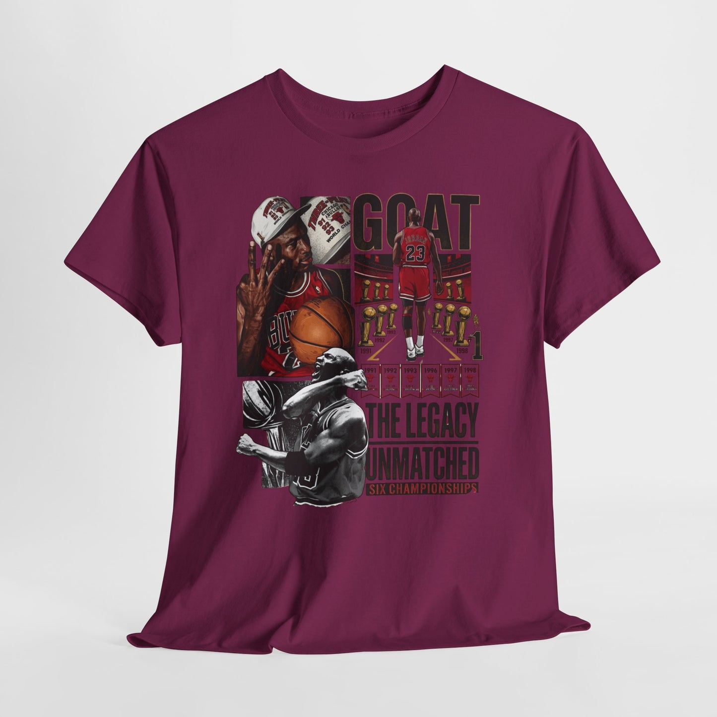 GOAT Legacy Basketball Tee — "The Legacy Unmatched" Graphic Shirt