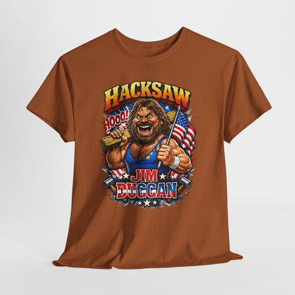 Jim Duggan “Hacksaw” Graphic Tee – Retro Wrestling Fan Shirt