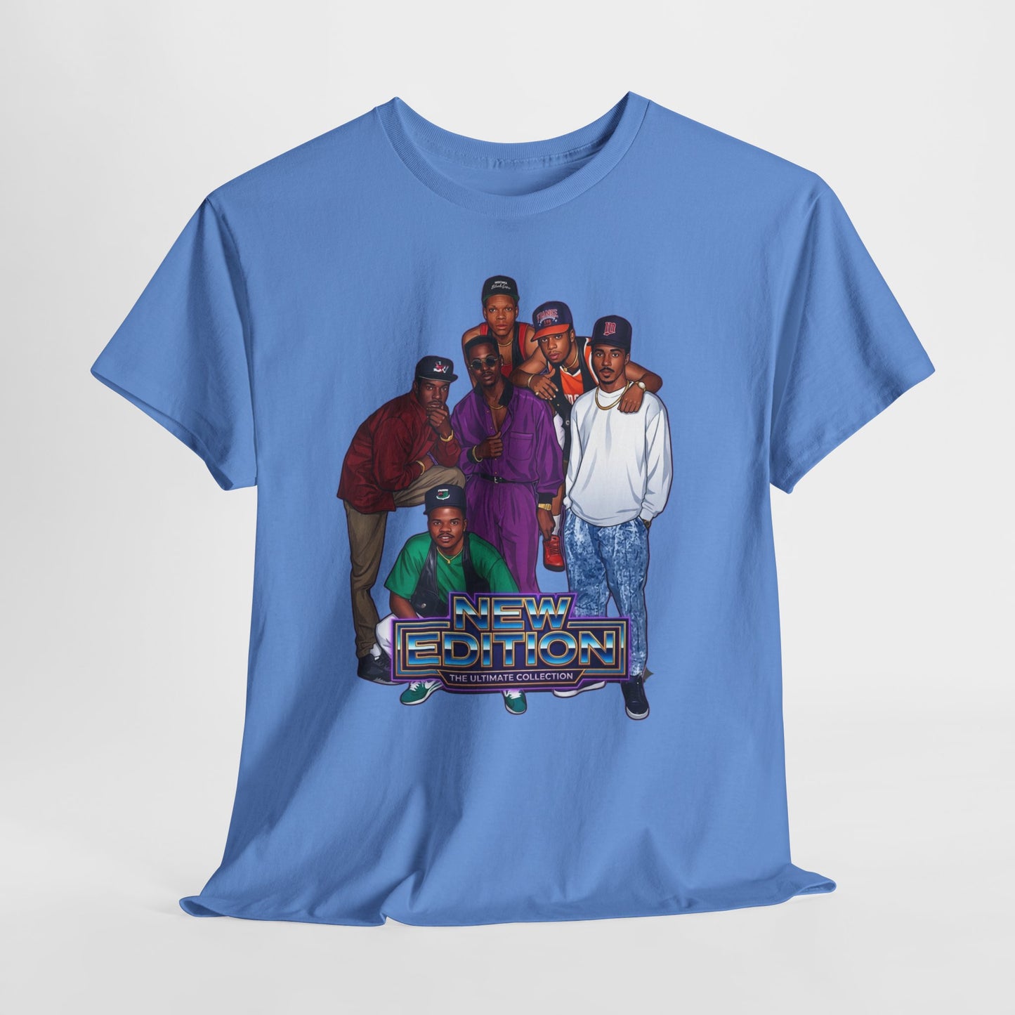 Vintage New Edition Graphic Tee – "The Ultimate Collection" Retro Portrait T-Shirt
