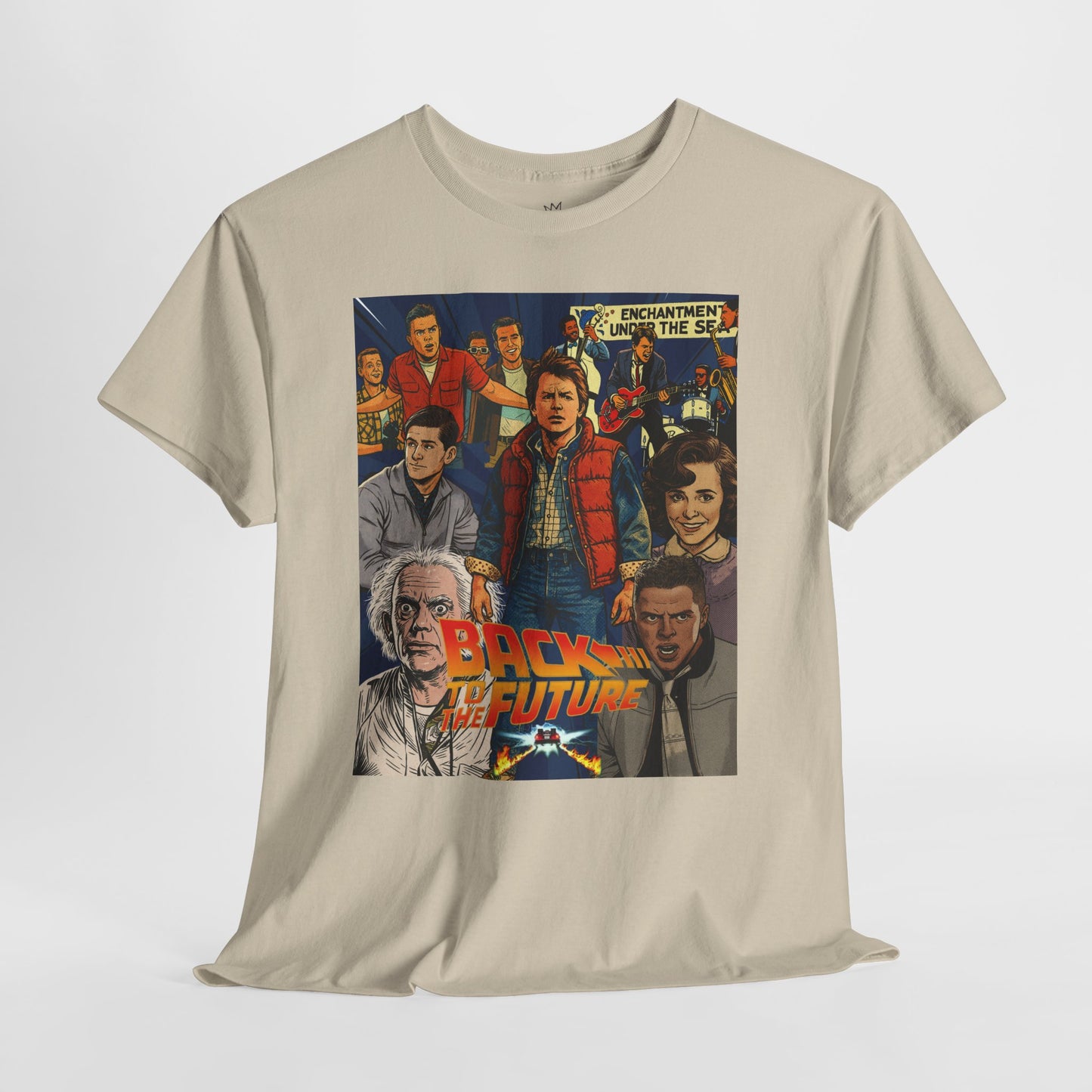 Retro Movie Graphic Tee, Nostalgic Unisex T-Shirt, Perfect for Back to the Future Fans, Casual Wear, Gift for Movie Lovers, Vintage Style