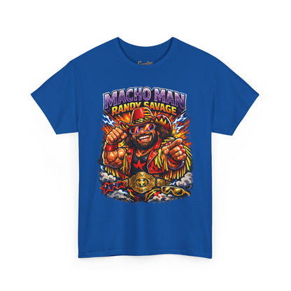 Retro Wrestling Graphic Tee — "Macho Man Randy Savage" Vintage Style
