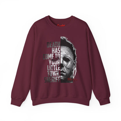 Death Has Come to Your Little Town Sheriff 'Michael Myers' Horror Crewneck