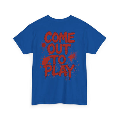 The Warriors Graphic Tee — “Come Out to Play” Retro Movie Shirt