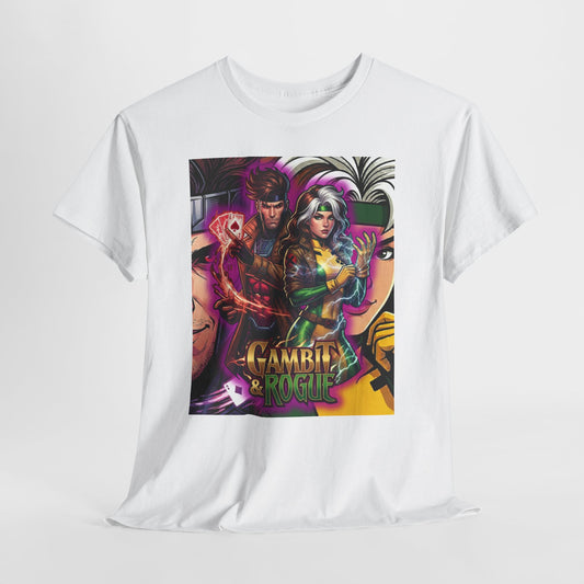 Gambit & Rogue Comic Art T-Shirt