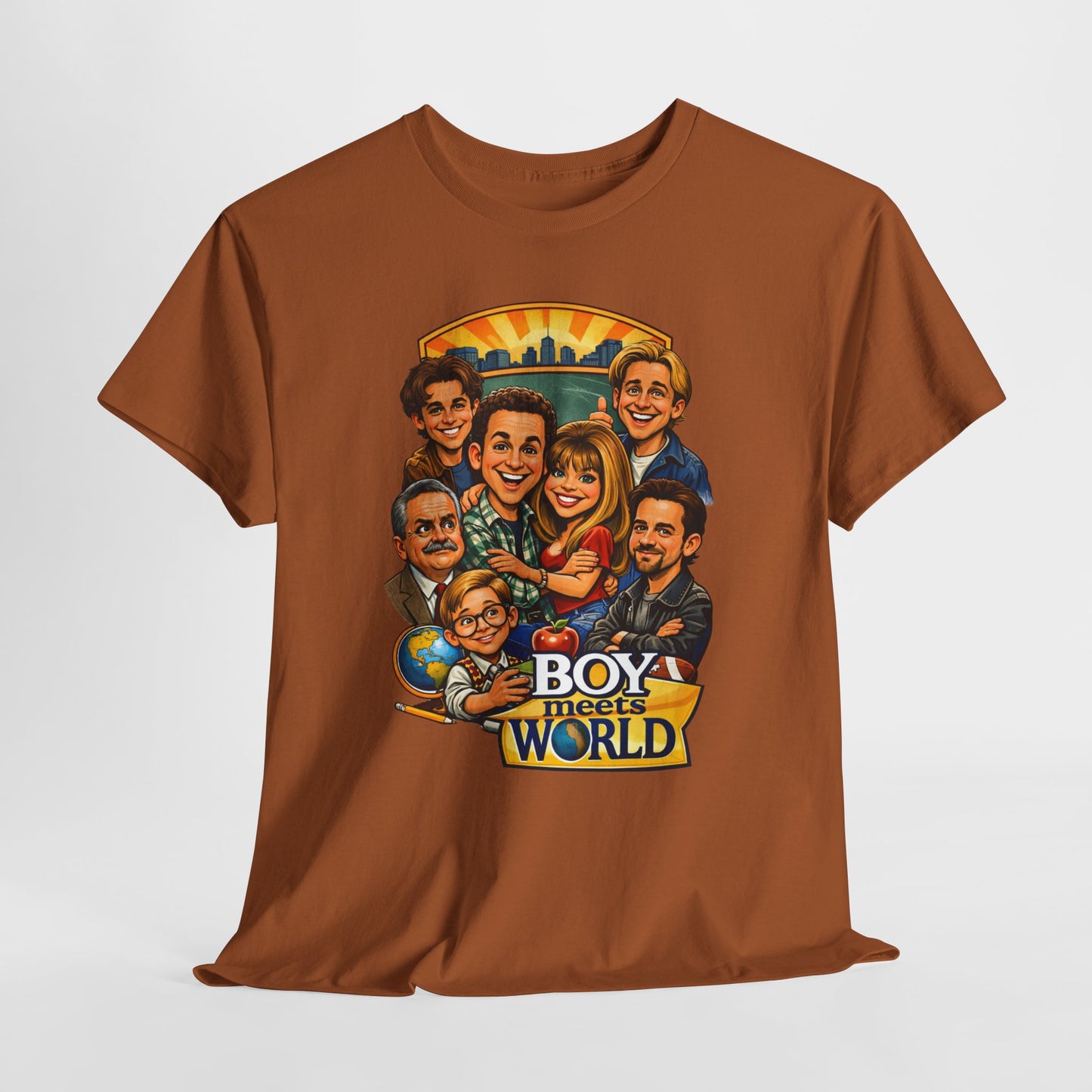 'Boy Meets World' Retro Cast Caricature Tee