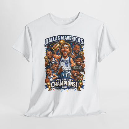 Dallas Mavericks Champions Tee – “We Are The Champions” Basketball Fan Shirt