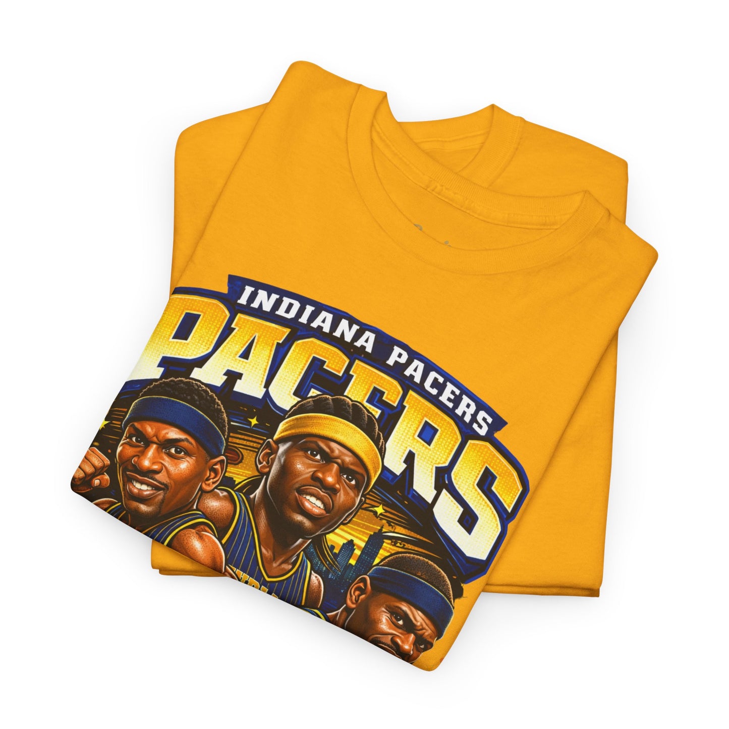 Indiana Pacers Vintage Players Graphic Tee — "Pacers" O'Neal & Jackson Tribute