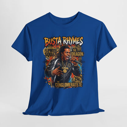 Busta Rhymes Retro Concert Graphic Tee — Flipmode Squad Dragon Conglomerate Design