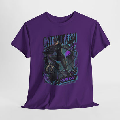 Catwoman Graphic Tee — Selina Kyle Comic Art T‑Shirt