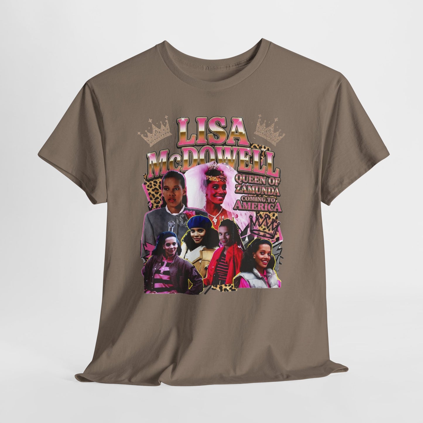Lisa McDowell ‘90s Nostalgia Collage Tee — Coming To America Graphic Shirt