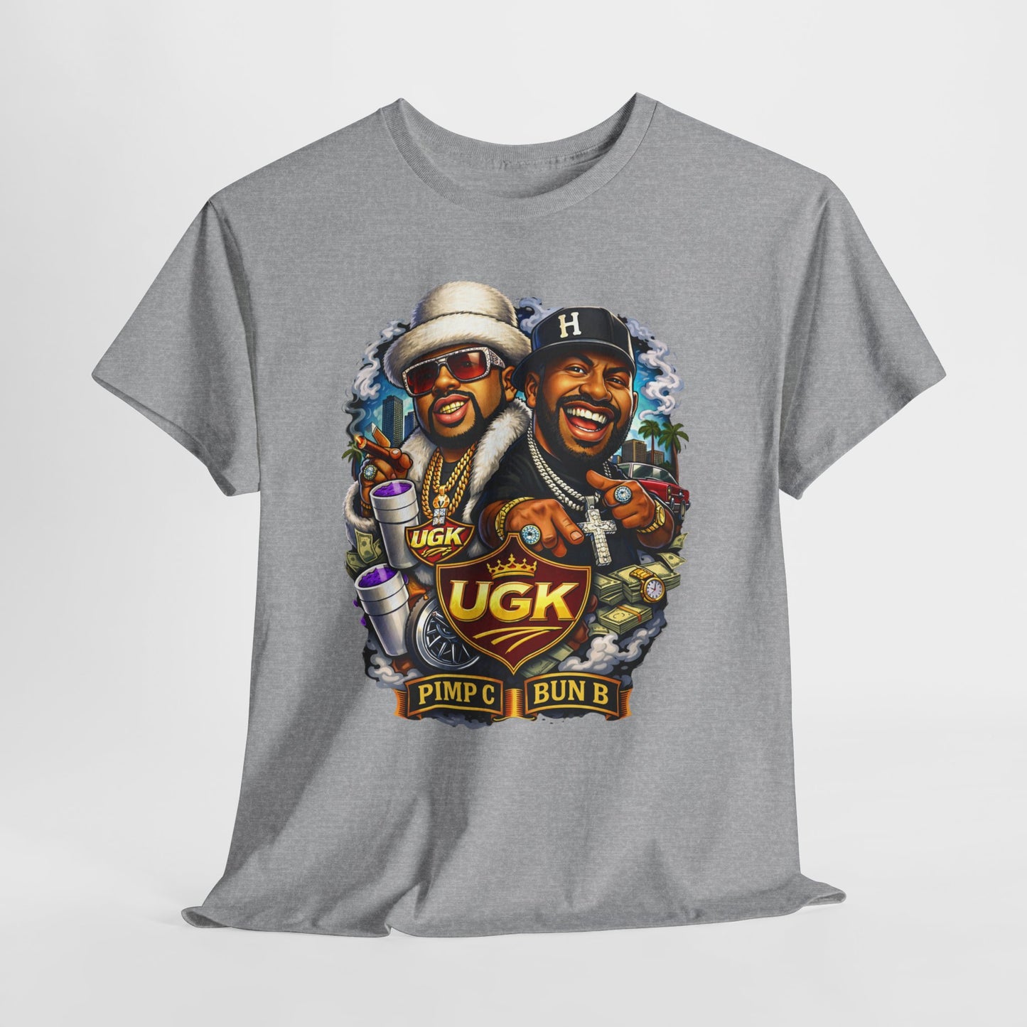 UGK Pimp & Bun B Graphic T-Shirt — Retro Hip Hop Tribute Tee