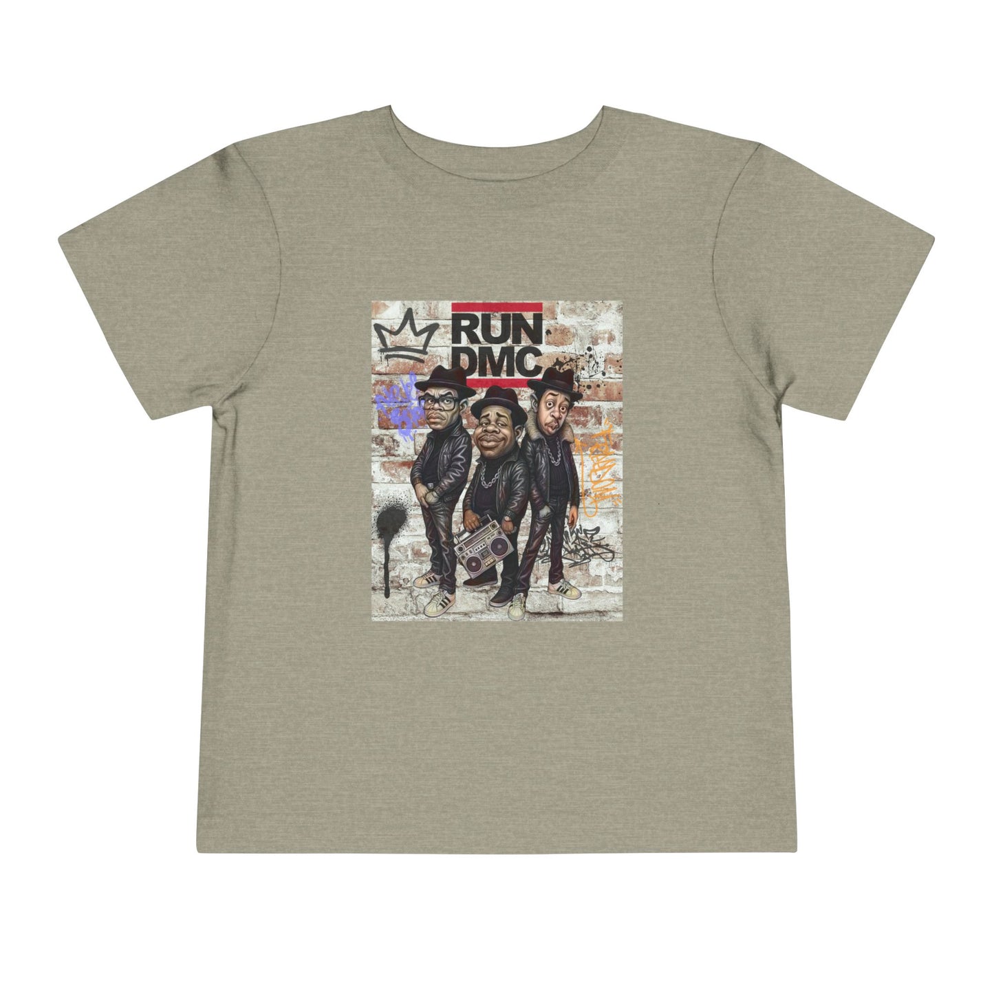 Toddler Short Sleeve Tee with Iconic Design, Hip-Hop Kids Shirt, Music Lover Gift, Birthday Outfit, Cool Toddler Apparel