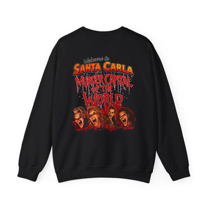 Lost Boys Crewneck Sweatshirt — Vintage Horror Movie Graphic (Welcome to Santa Carla)