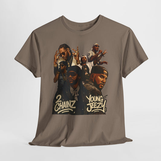 Hip-Hop Atlanta Legends Unisex Heavy Cotton Tee, Streetwear, Music Fan Gift, Cool Graphic Shirt, Casual Wear, Summer Essential