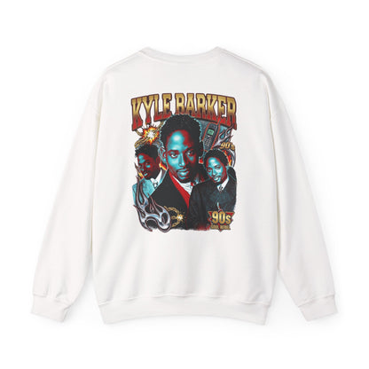Crewneck Sweatshirt — 'Kyle Barker 90s' Vintage TV Sitcom Tribute Graphic