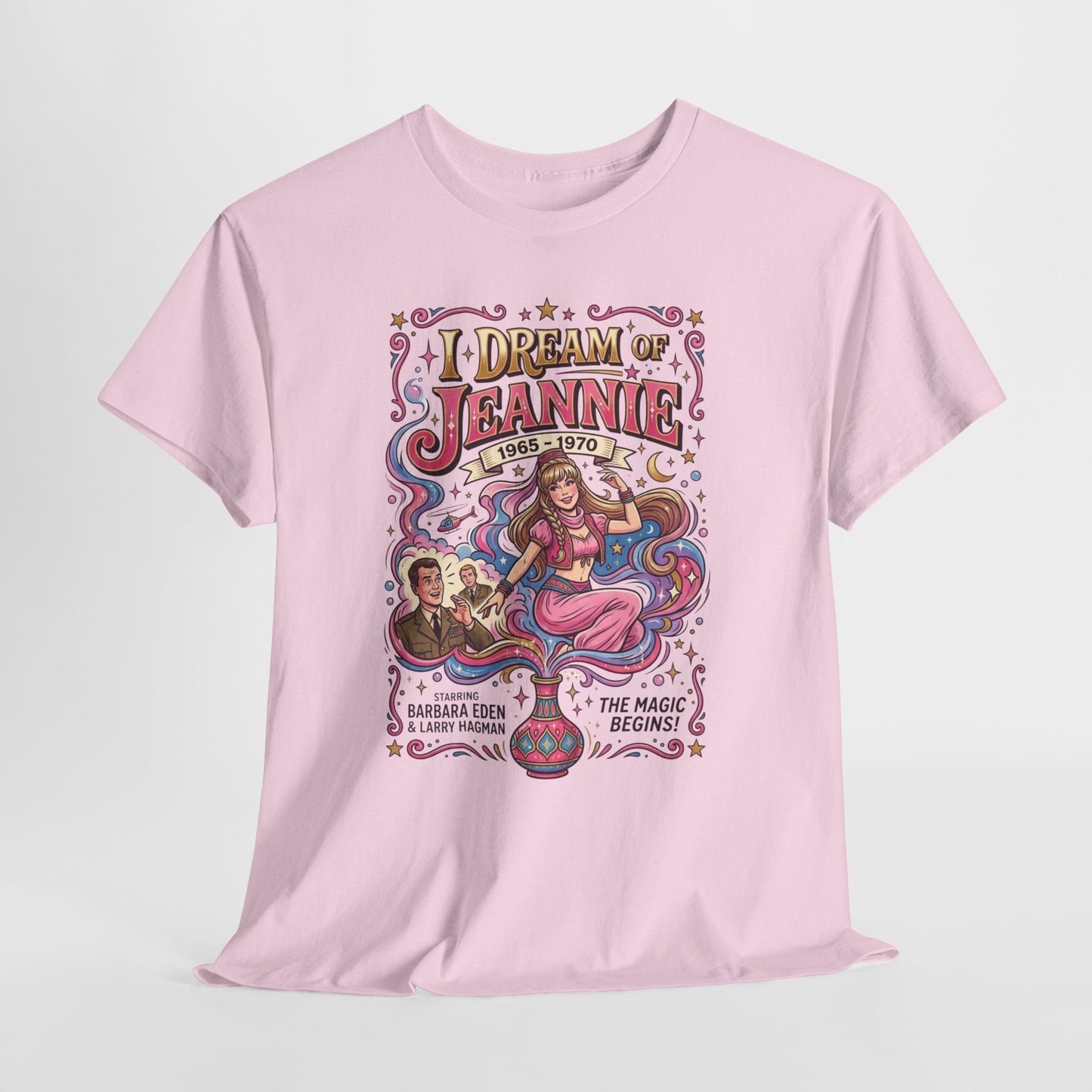 I Dream of Jeannie Graphic Tee — Retro 60s TV Vintage Fan T-Shirt