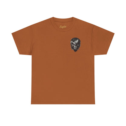 Punisher Graphic Tee — Skull Logo Front & The Punisher Portrait Back