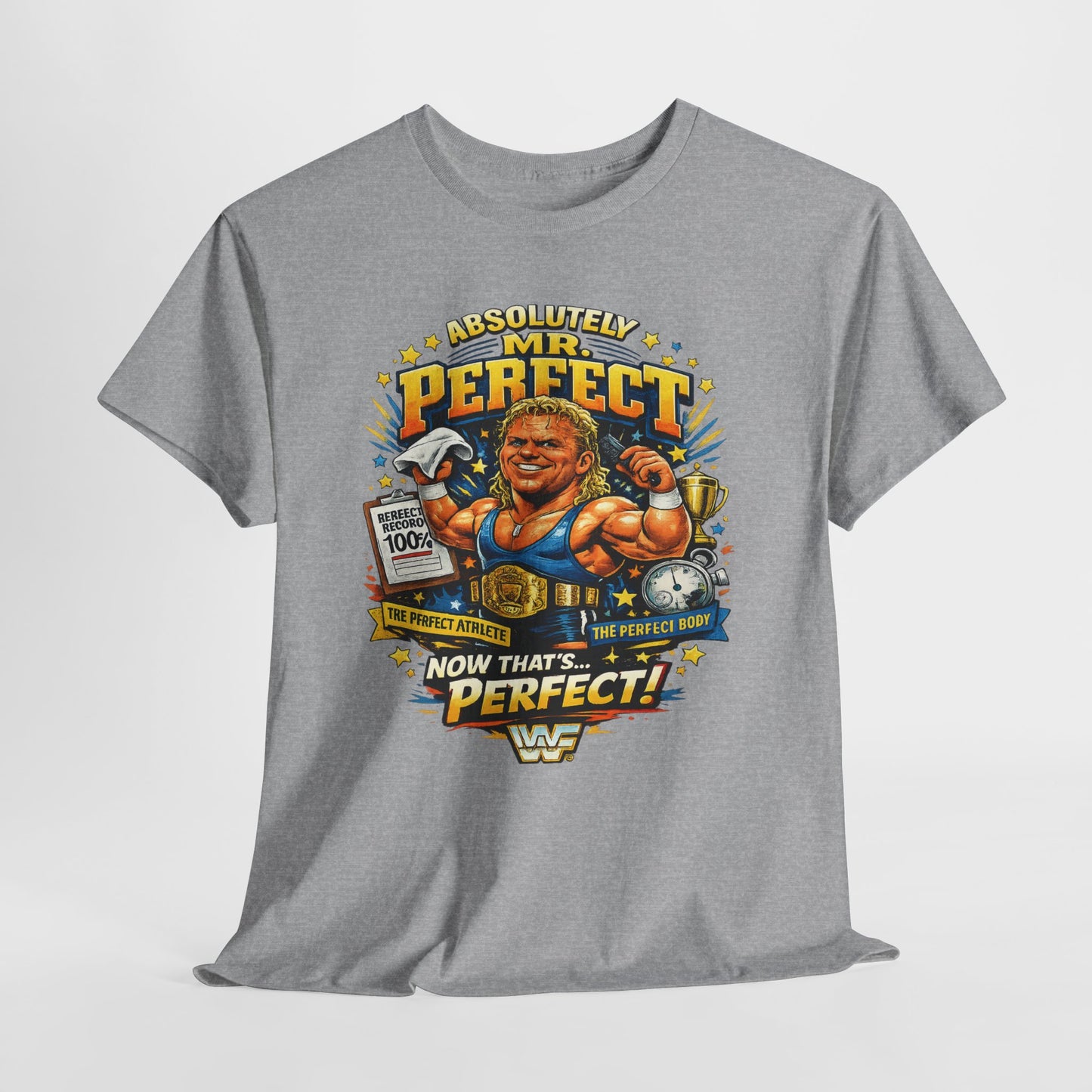 Retro Wrestling 'Mr. Perfect' Graphic Tee — Vintage WWF Wrestling Shirt