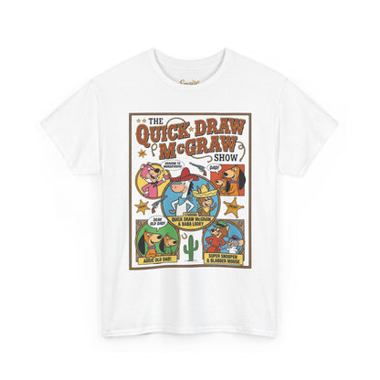 Quick Draw McGraw Retro Cartoon T‑Shirt