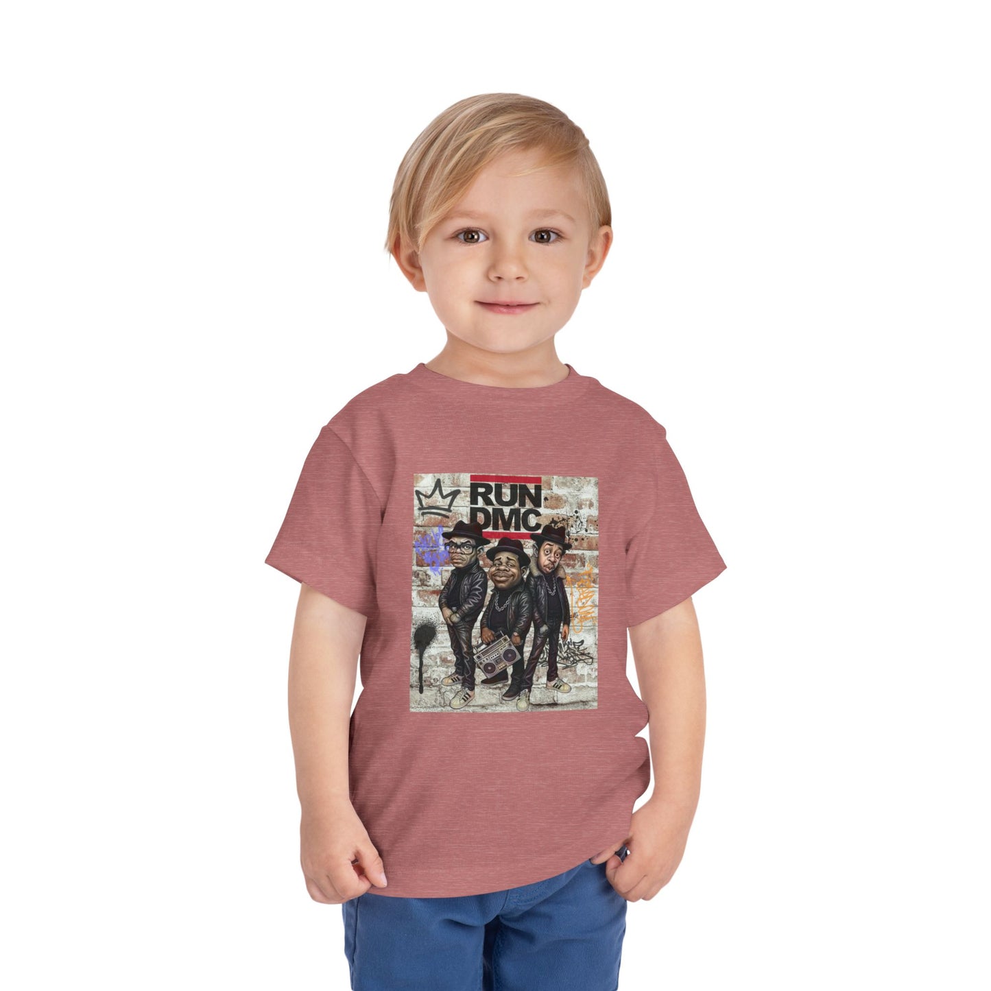 Toddler Short Sleeve Tee with Iconic Design, Hip-Hop Kids Shirt, Music Lover Gift, Birthday Outfit, Cool Toddler Apparel
