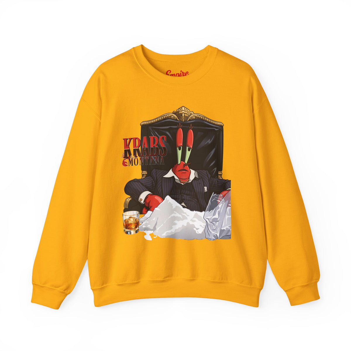 Luxury Mr. Krabs Montana  Scarface Parody Graphic