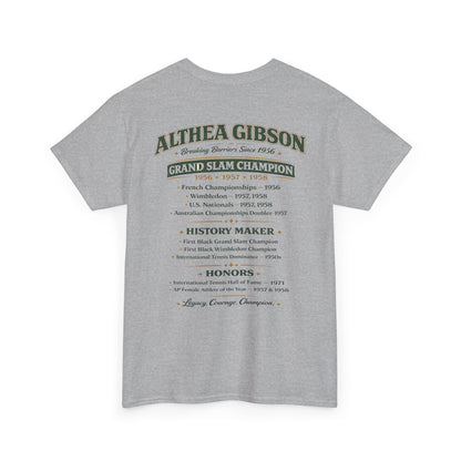 Althea Gibson 'Breaking Barriers' Tennis T-Shirt — Vintage Grand Slam Champion Tribute
