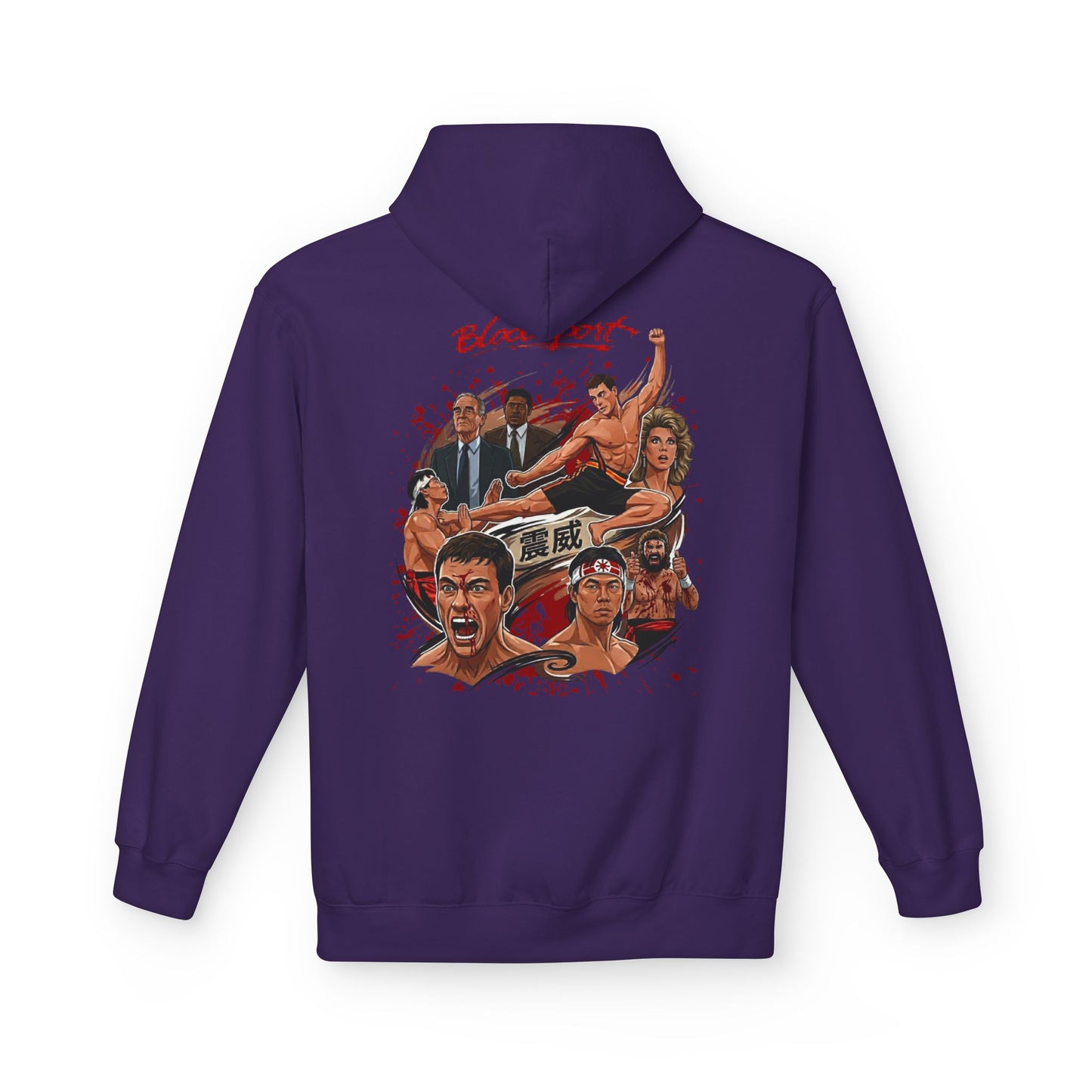 Bloodsport Vintage Collage Graphic Hoodie