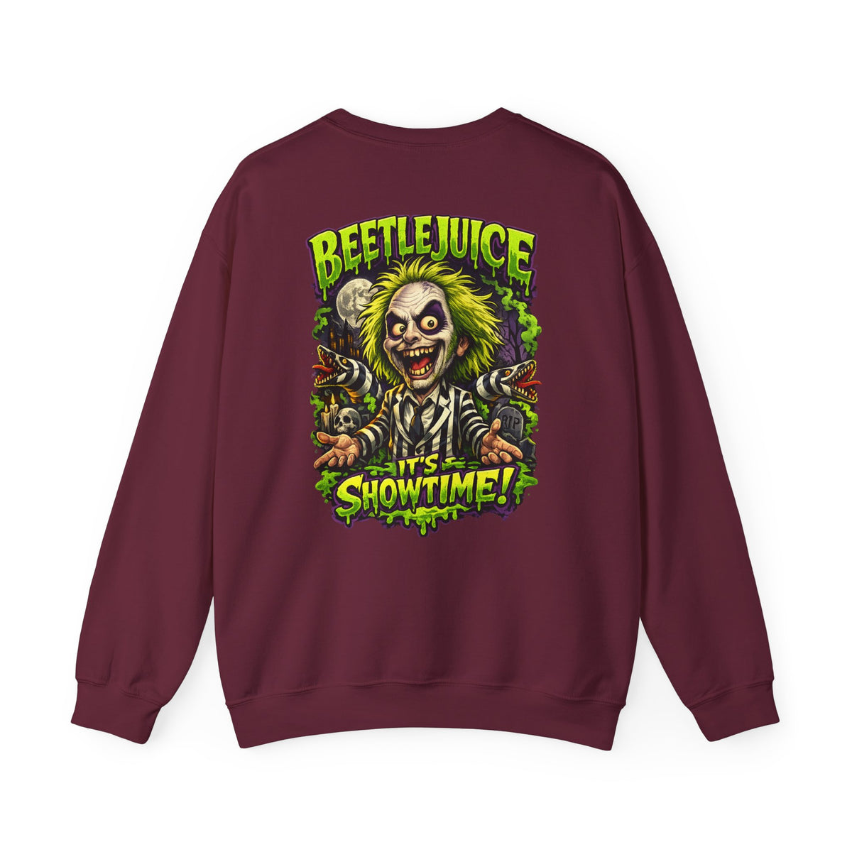 Beetlejuice "It's Showtime" Crewneck Sweatshirt