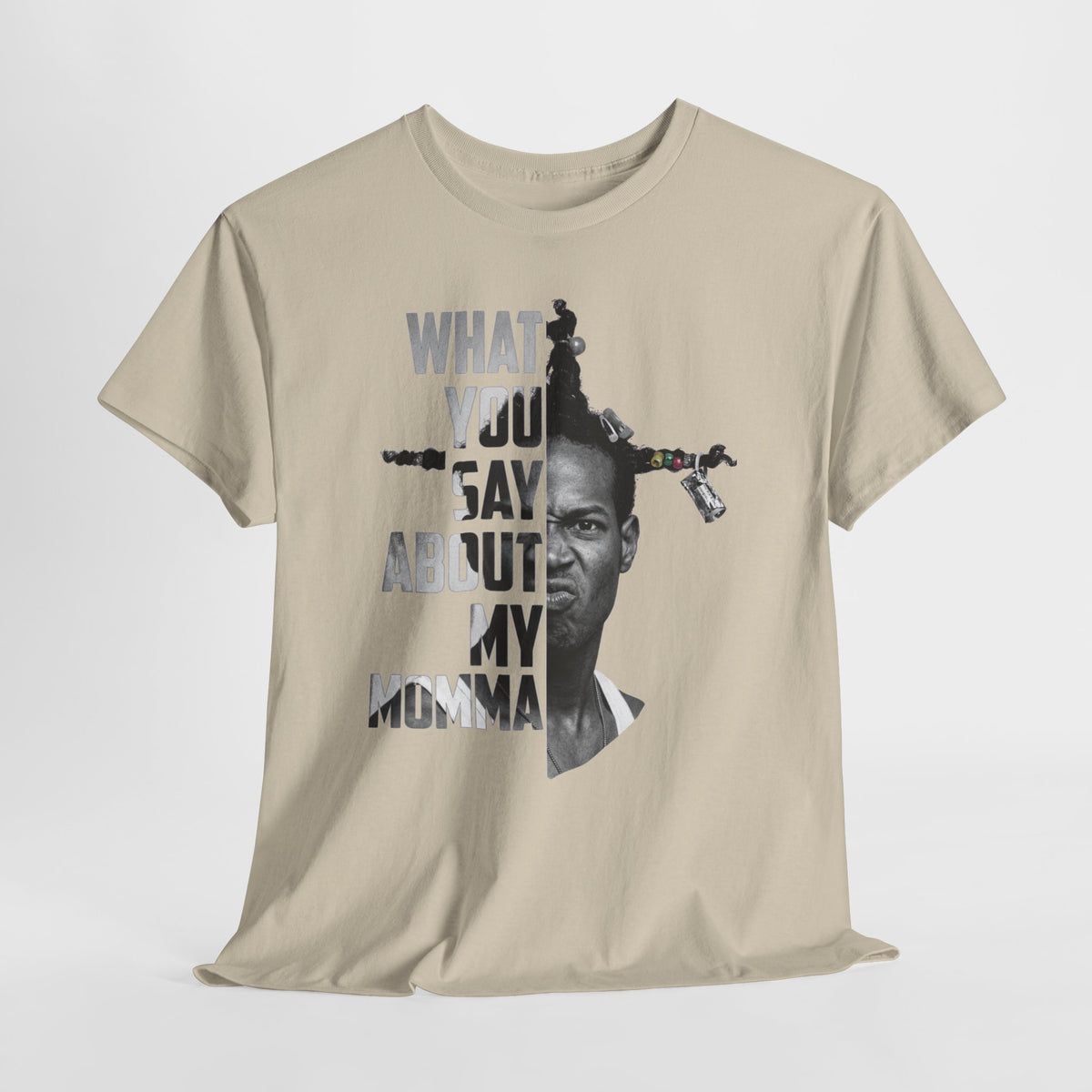 Loc Dog "What You Say About My Momma" Vintage Portrait T‑Shirt