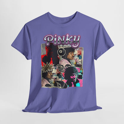 Pinky Retro Collage T-Shirt — Vintage Pop Art Movie Tee