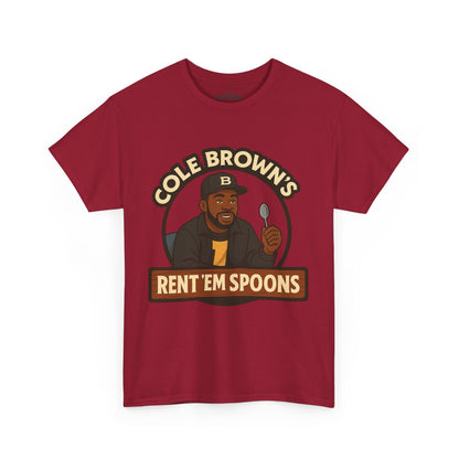 Rent 'Em Spoons Tee, Fun Graphic T-Shirt