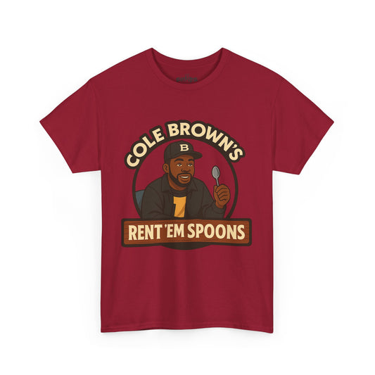 Rent 'Em Spoons Tee, Fun Graphic T-Shirt