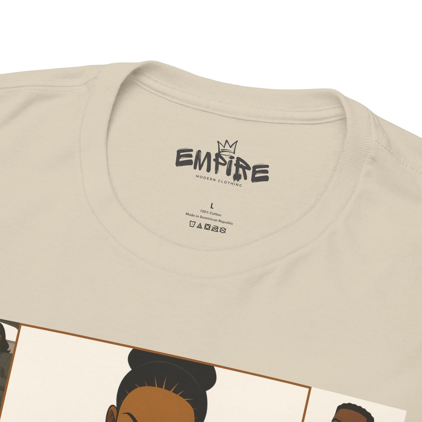 "A Thin Line" Unisex Heavy Cotton Tee - Artistic Tribute Design