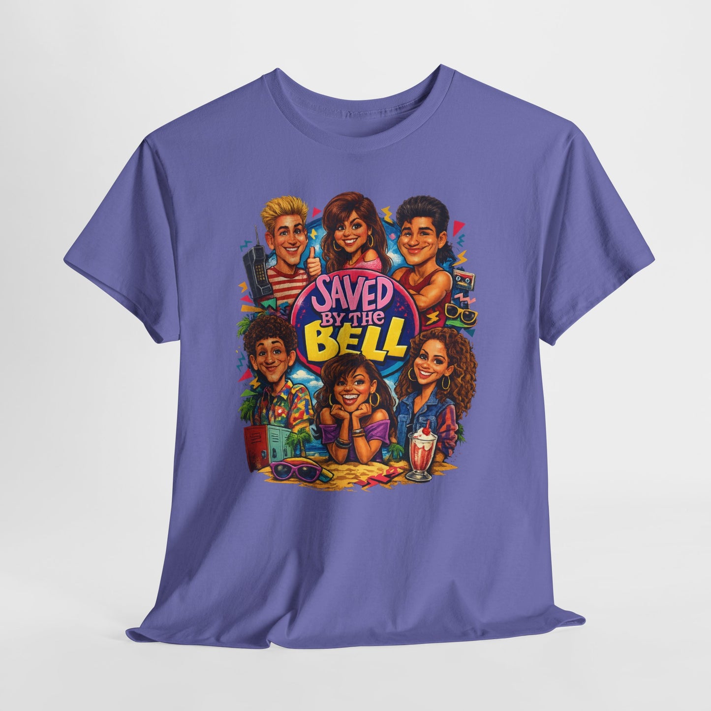 Saved by the Bell Cast Graphic Tee – Retro 90s TV Show Shirt