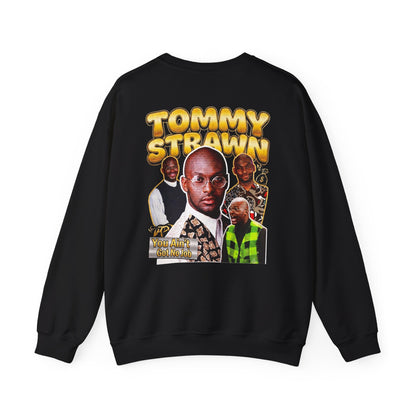 Martin Graphic Crewneck Sweatshirt — Vintage Retro Tommy Strawn Photo Collage