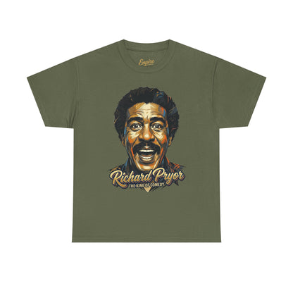 Retro Comedian Portrait Tee — 'Richard Pryor' Graphic T‑Shirt