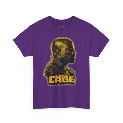 Luke Cage Profile Graphic Tee — Retro Marvel Street Hero T‑Shirt